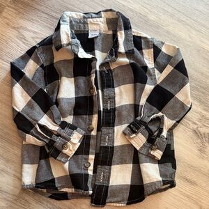 Old Navy Kids Plaid Button Down Shirt